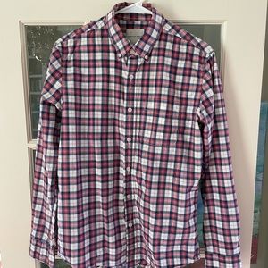 American Eagle Men’s Plaid LS Shirt Sz S